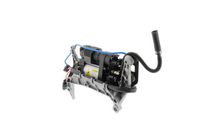 Air suspension compressor — without holding frame, with clamp; relay info included (relay 373/645, slot D1, component J403).