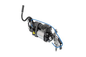 Air suspension compressor — without holding frame, with clamp; relay info included (relay 373/645, slot D1, component J403).