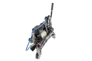 Air suspension compressor — without holding frame, with clamp; relay info included (relay 373/645, slot D1, component J403).
