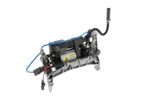 Air suspension compressor — without holding frame, with clamp; relay info included (relay 373/645, slot D1, component J403).