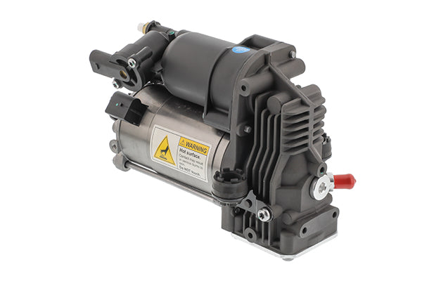 Air suspension compressor — EMC, with mounting manual. Used on Mercedes GLE/GLS (W166/X166).
