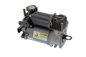 Air suspension compressor — EMC, with mounting manual. Common fitments: Mercedes S‑Class, E‑Class, CLS.