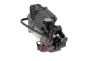 Air suspension compressor — EMC, with mounting manual. Common fitments: Mercedes S‑Class, E‑Class, CLS.