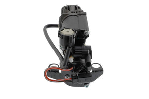 Air suspension compressor — EMC, with mounting manual. Common fitments: Mercedes S‑Class, E‑Class, CLS.