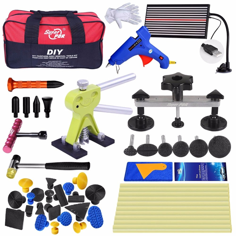 Car dent repair tools hail dent removal Repair Reflector Board Dent Puller Glue Tabs best PDR Tools Kit