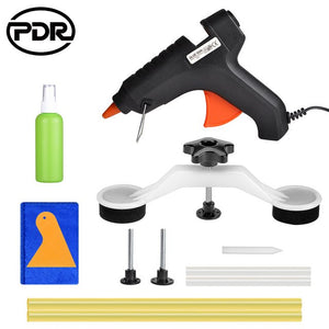 Super Pdr Glue Gun T-Bars Dent Lifter Glue Sticks Glue Tabs Hammer Paintless Car Dent Repair Tools Removing Dent