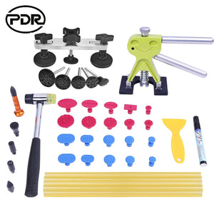 Super Pdr Tools Paintless Dent Repair Dent Lifter Puller Glue Tabs Dent Removal Car Body Repair Kit Pulling Bridge Dent Puller